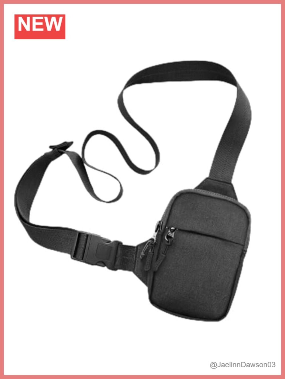 Anti-Theft RFID Blocking Travel Sling Bag Crossbody Waterproof Nylon